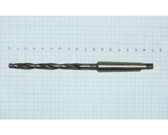 Сверло 7,2 мм р6м5 (L-174/90 мм) с к/х КМ1 длинная серия ГОСТ 12121-77