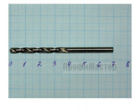Сверло 3,7 мм HSS-G с цилиндрическим хвостовиком шлифованное ГОСТ 10902