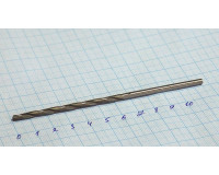 Сверло 3,3 мм р18 (L-110/70 мм) с ц/х длинная серия СССР Сверло 3,3 мм р18 (L-110/70 мм) с ц/х длинная серия СССР