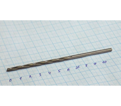 Сверло 3,3 мм р18 (L-110/70 мм) с ц/х длинная серия СССР