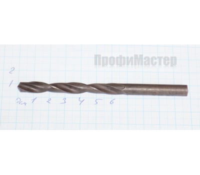 Сверло 7,3 мм р6м5 с цилиндрическим хвостовиком ГОСТ 10902