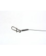 Поводок стальной AFW Surflon Micro Supreme Black 7х7 20 см, тест 6 кг