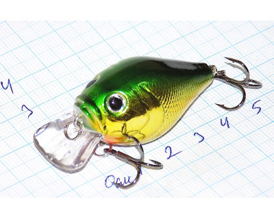 Воблер 45 мм Bait Plus, вес 5 гр, 0,8 м, цвет 47 51300-52
