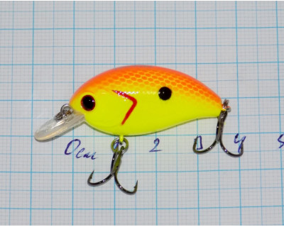 Воблер 36 мм TsuYoki AGENT 36SS XX-008M, вес 5,0 гр, sink 0,2-0,7 м