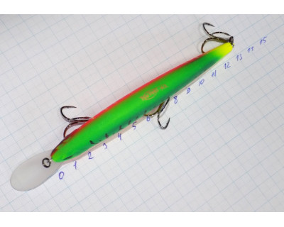 Воблер, 130 мм TsuYoki CHANCE MR 130SP FRUW, 22,0 гр, 1,8-2,0 м