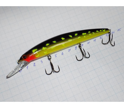 Воблер 130 мм TsuYoki CHANCE MR 130SP K110, 22,0 гр, 1,8-2,0 м