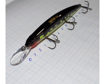 Воблер, 130 мм TsuYoki CHANCE MR 130SP K110, 22,0 гр, 1,8-2,0 м