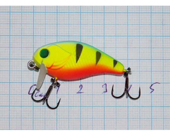 Воблер 38 мм TsuYoki CHEF SSR 38F K111, вес 4,2 гр, floating 0,1-0,3 м