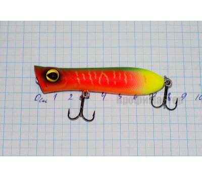Воблер 80 мм TsuYoki DART 80F FRU, вес 11,5 гр, Top water