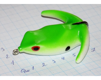 Воблер 65 мм Лягушка TsuYoki DELTA FROG Х005, 21,0 гр, Top Water