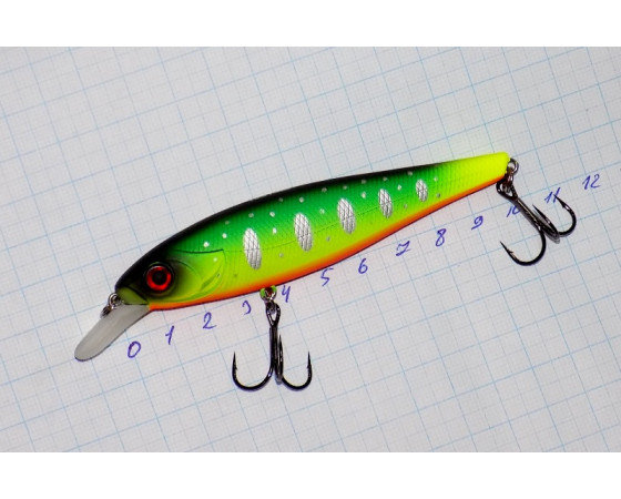 Воблер 100 мм TsuYoki DRAGA 100SP 013S, вес 17,3 гр, Suspender 0,2-1,4 м
