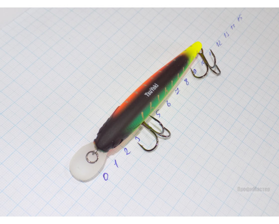Воблер, 100 мм TsuYoki DRAGA 100SP 013W, вес 17,3 гр, Suspender 0,2-1,4 м