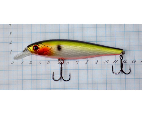 Воблер 100 мм TsuYoki DRAGA 100SP 207R, вес 17,3 гр, suspender 0-1,2 м