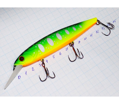 Воблер 130 мм TsuYoki DRAGA MR 130SP 013S, вес 25,5 гр, suspender 1,8-2,5 м