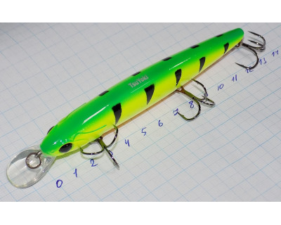 Воблер, 130 мм TsuYoki DRAGA 130SP Z023, вес 24,3 гр, suspender 0,2-1,8 м