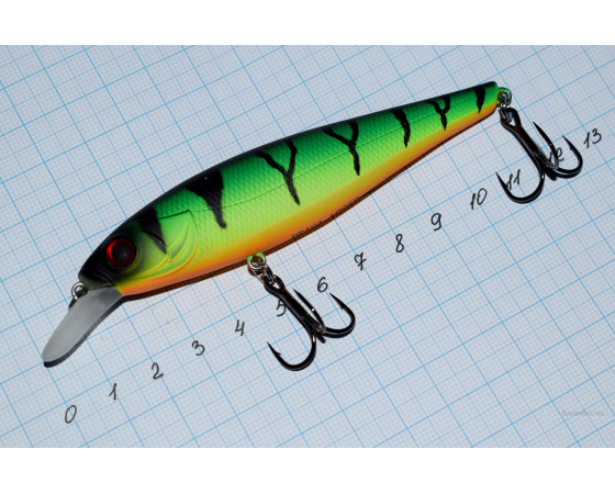 Воблер, 100 мм TsuYoki DRAGA 100SP 818, вес 17,3 гр, suspender 0-1,2м