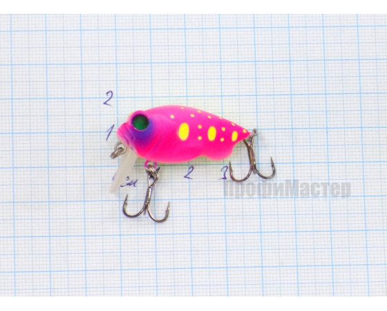Воблер 38 мм TsuYoki PLUG SSR 38F 034W, вес 5,0 гр, float 0,1-0,4 м