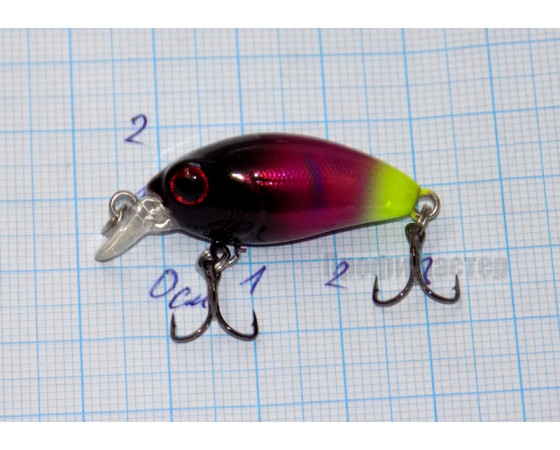 Воблер 32 мм TsuYoki FUGAZ 32F SD008, вес 2,6 гр, 0,2-0,6 м