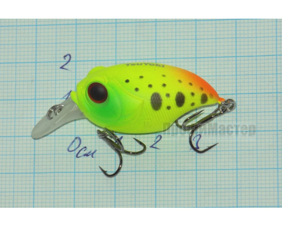 Воблер 36 мм TsuYoki PLUG MR 36F 034R, вес 5,65 гр, float 0,4-0,8 м