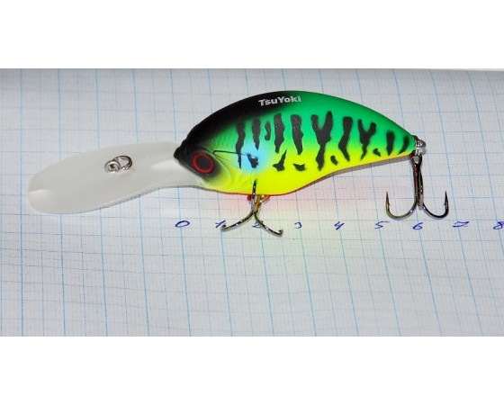 Воблер 60 мм TsuYoki PRIMA 60F K020, вес 14,5 гр, float 2,5-4,2 м