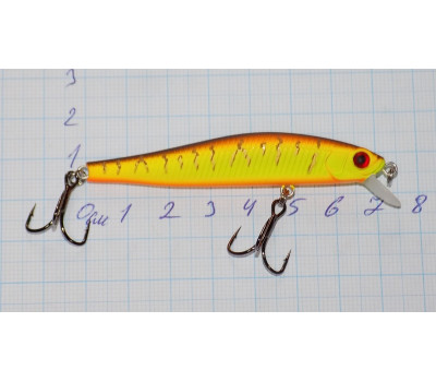 Воблер 72 мм TsuYoki RIVAL SR 72SP 050W, вес 5,0 гр., sus 0-0,8 м