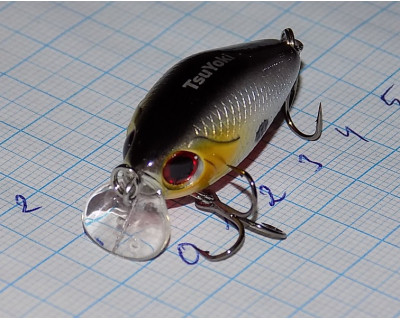 Воблер 36 мм TsuYoki SWING XC 36F 268R, вес 4,0 гр, Floating 0 - 0,4 м
