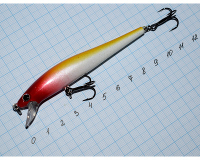 Воблер 90 мм Bait Plus, вес 6,0 гр, 0,8 м, цвет 18ж 51300-32