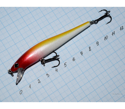 Воблер 90 мм Bait Plus, вес 6,0 гр, 0,8 м, цвет 18ж 51300-32