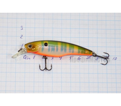 Воблер 75 мм KOSADAKA QUANT XS 75F 8,0 гр, 0,3-1 м, PNT