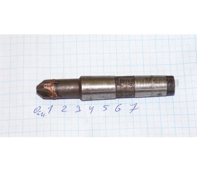 Зенковка 15 мм х90° z4 твердосплавная с коническим хвостовиком КМ2