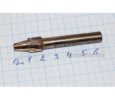 Зенковка 10,5 мм с цилиндрическим хвостовиком