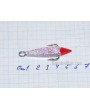 Блесна зимняя Ваучер 16,0 гр, серебро с блестками, кр. Mustad