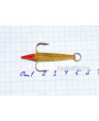 Блесна зимняя Ваучер 16,0 гр, золото с блестками, кр. Mustad
