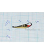 Блесна зимняя 1,0 гр, латунь, 1 крючок, №1