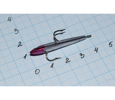 Блесна зимняя Ваучер  6,0 гр, олово, цвет 1, кр. Mustad