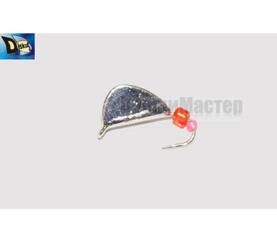 Мормышка вольфрамовая Уголок, d 5,0 мм, серебро, DISKUS (4850-2-81771)