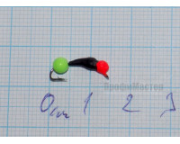 Мормышка вольфрамовая Паденка + шарик неон зеленый, d 3,0 мм, вес 0,6 гр, Россия Мормышка вольфрамовая Паденка + шарик неон зеленый, d 3,0 мм, вес 0,6 гр, Россия