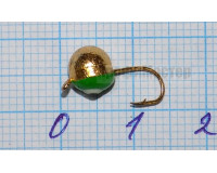 Мормышка вольфрамовая Полусфера, d 6,0 мм, вес 1,7 гр, золото с фосф. глазом, LUMICOM (860014) Мормышка вольфрамовая Полусфера, d 6,0 мм, вес 1,7 гр, золото с фосф. глазом, LUMICOM (860014)