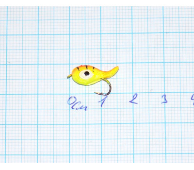 Мормышка вольфрам Мормышка Рыбка пластиковая с ушком d 6 мм 0,45 гр